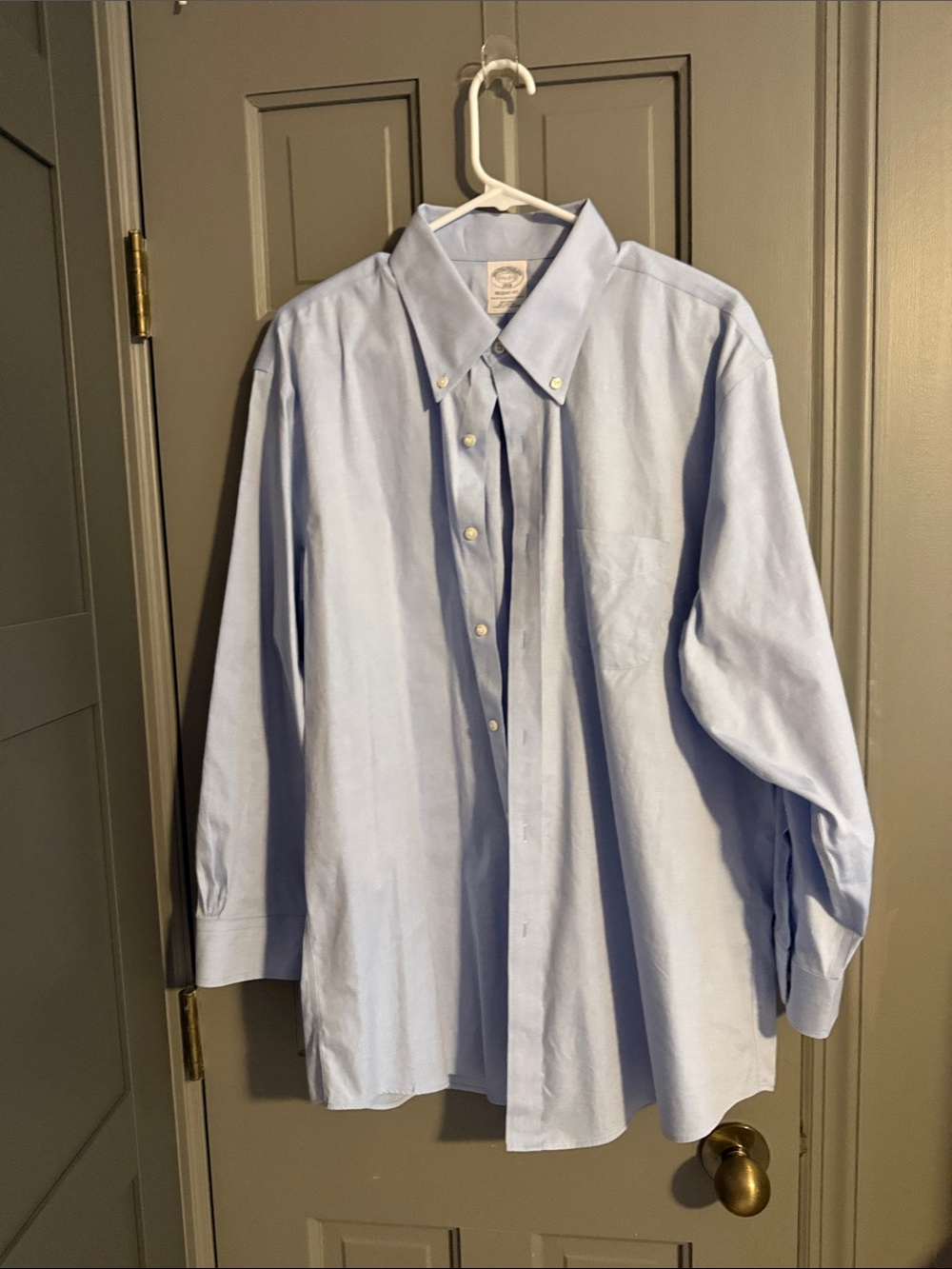 Brooks Brothers Light Blue Oxford Button-Down Dress Shirt